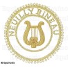 Badge / Macaron GLNF – Grande tenue provinciale – Grand Organiste – Neuilly Bineau – Brodé main